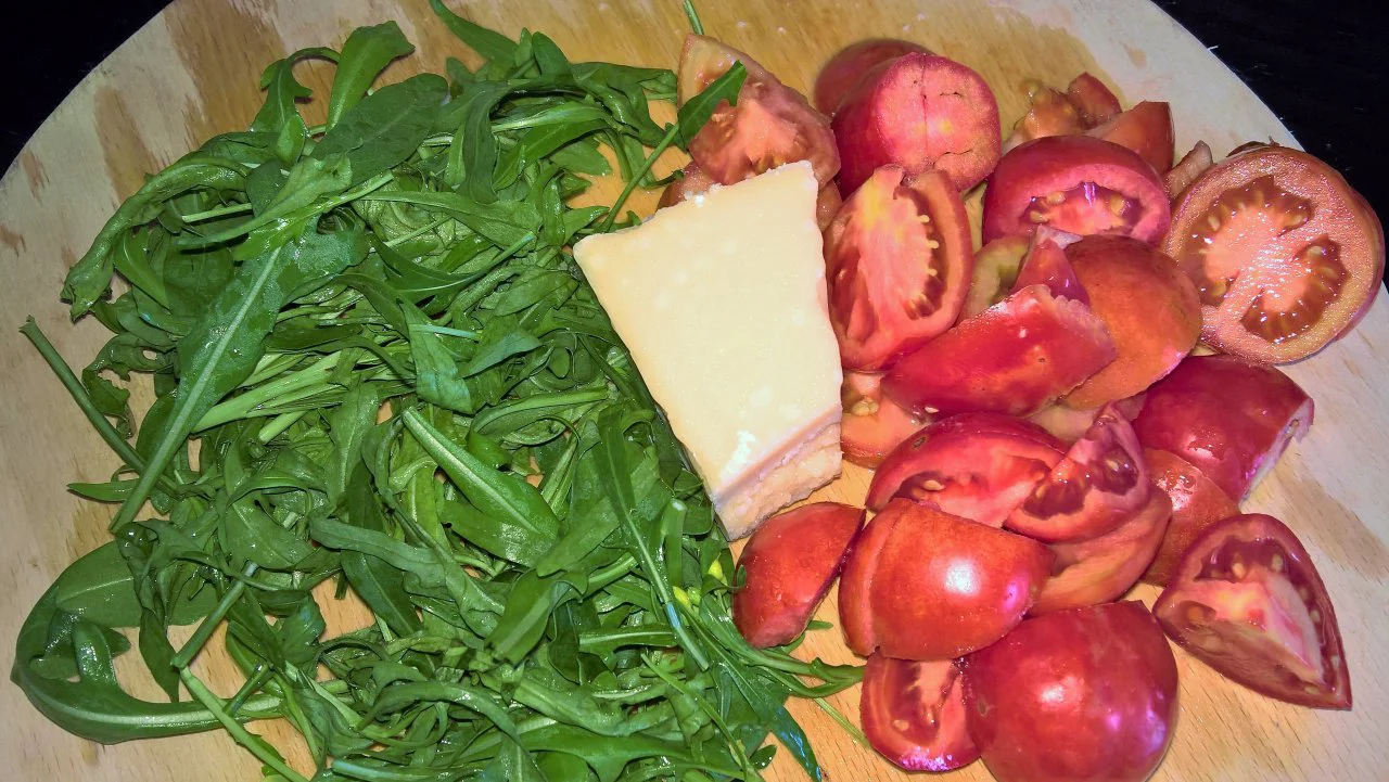 Pasta con la rugola
